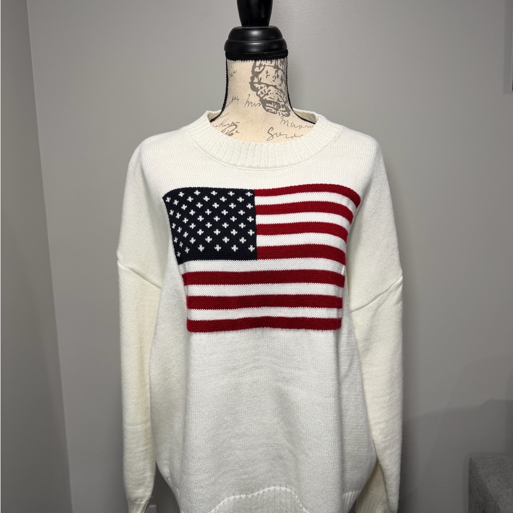 American Flag Sweater